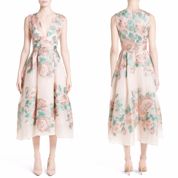 lela rose floral dress